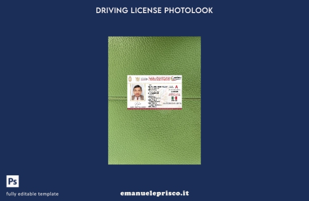 modello anteriore photolook per patente di guida statale Messico Guerrero in sti